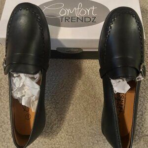 Black Comfort Trendz-Nicolas MF Black Matte Size 7 New In Baox